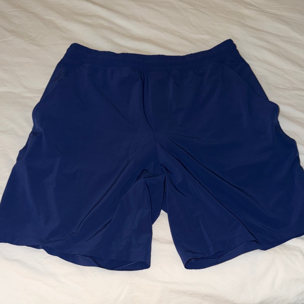 Lululemon Athletica Men's Blue Athletic Shorts - Lined pacebreaker 7’